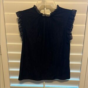 Elegant Black Lace Top